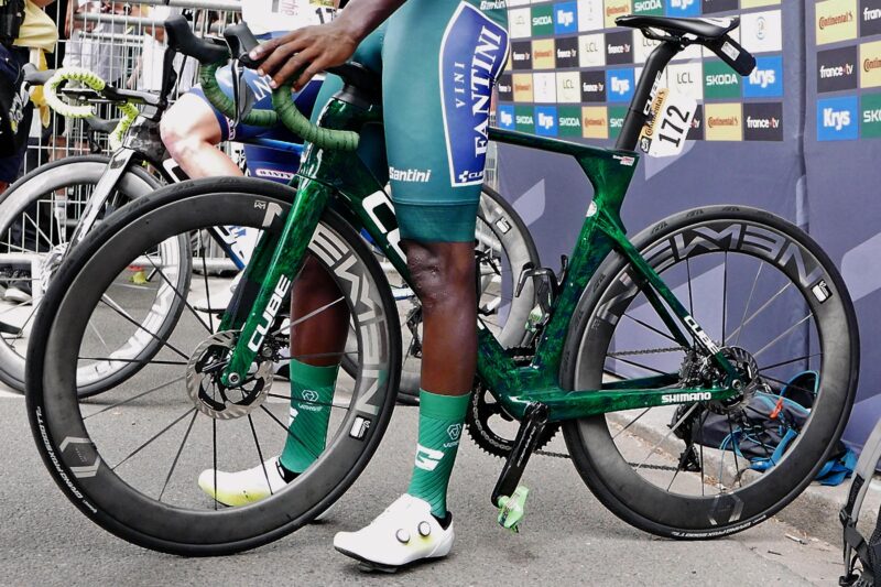 Green Jersey Winner Biniam Girmay’s Cube Litening Aero Road Bike w/ Ultralight Wheels