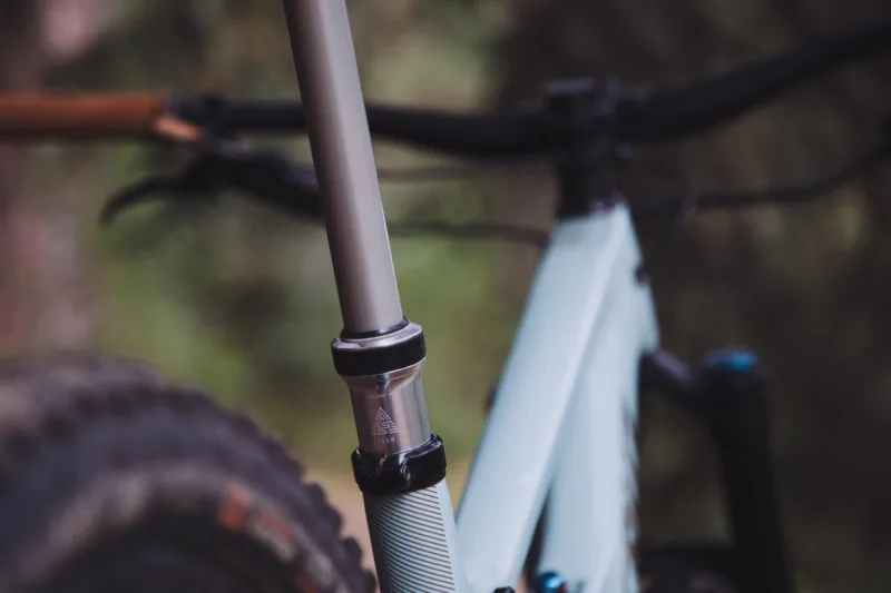 PNW Drops Limited Edition Silver Dropper Posts with Loam & Rainier Models