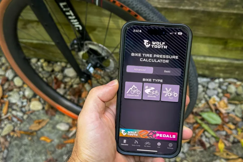 Wolf Tooth Components Bike Tire Pressure App Takes the Guesswork Out of Low Pressure Inflation